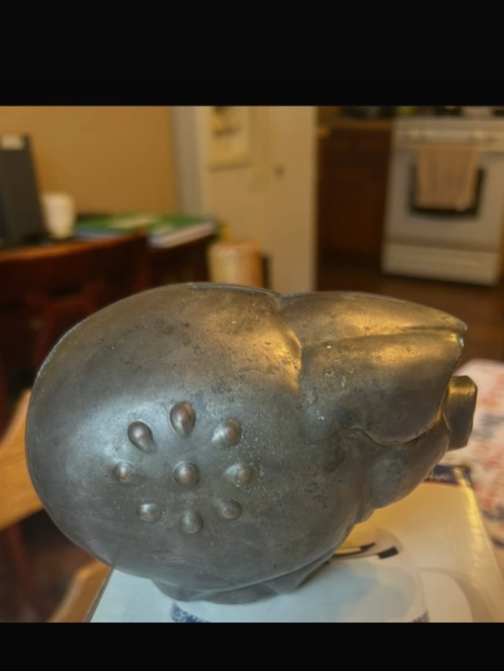 Antique piggy bank stainless steel